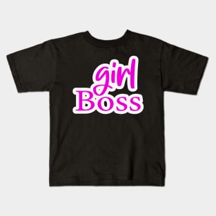 Girl Boss Kids T-Shirt